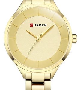 Reloj Femenino Curren 9015 Correa De Acero Casual Elegante