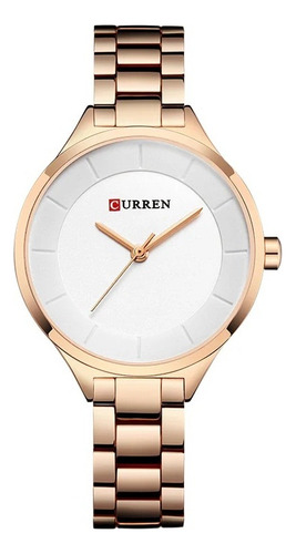 Reloj Femenino Curren 9015 Correa De Acero Casual Elegante - Imagen 7