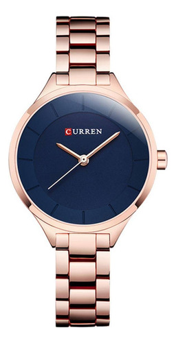 Reloj Femenino Curren 9015 Correa De Acero Casual Elegante - Imagen 10