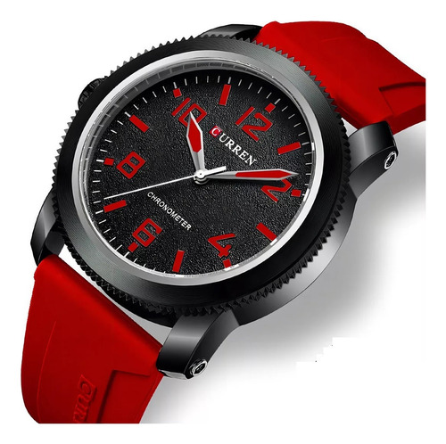 Reloj Hombre Curren 8454 Deportivo Duradero Correa Silicona - Imagen 14