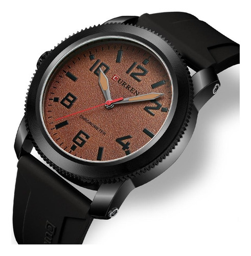 Reloj Hombre Curren 8454 Deportivo Duradero Correa Silicona - Imagen 10