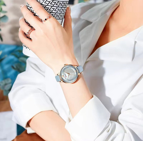 Reloj Marca Curren Modelo 9080 Elegante De Lujo Para Damas - Imagen 17