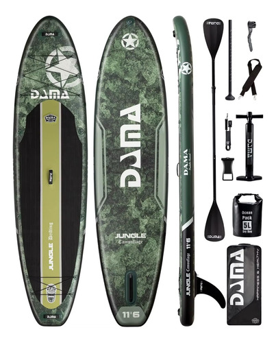 Tabla Stand Up Paddle Inflable Pesca Kayak Dama Sup 11'6 Pvc - Imagen 2