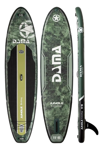 Tabla Stand Up Paddle Inflable Pesca Kayak Dama Sup 11'6 Pvc