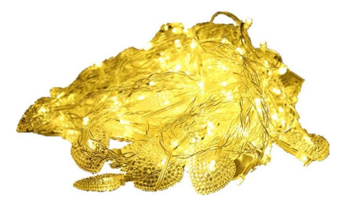 Tira De Luces Decorativas En Forma De Corazón Blanco Cálido - Imagen 5