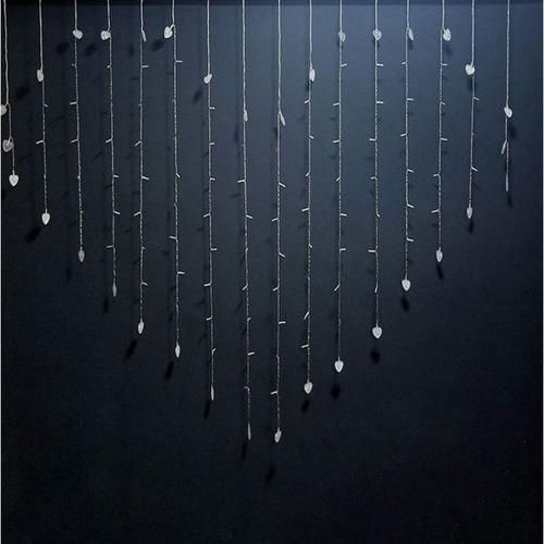 Tira De Luces Decorativas En Forma De Corazón Blanco Cálido - Imagen 6