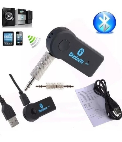 Transmisor Receptor De Audio Bluetooth Auxiliar Para Carro - Imagen 4