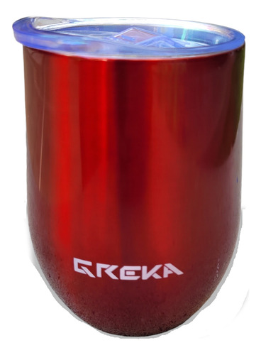 Vaso Termico Cooler 12 Oz Aluminio Tapa Corrediza Greka - Imagen 14