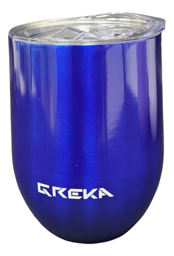 Vaso Termico Cooler 12 Oz Aluminio Tapa Corrediza Greka - Imagen 3
