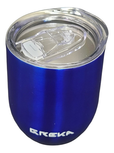 Vaso Termico Cooler 12 Oz Aluminio Tapa Corrediza Greka - Imagen 4