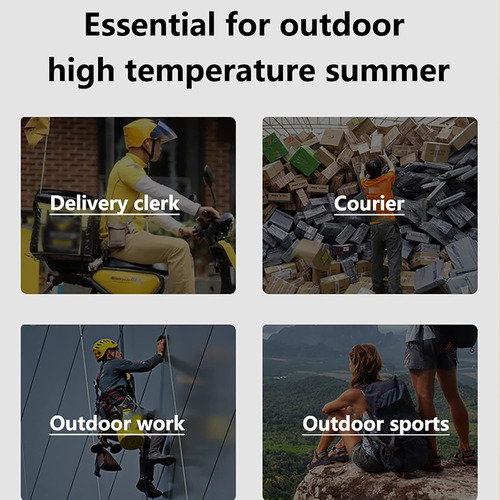 Ventilador Portátil De Cintura Soplador Aire Recargable Usb - Imagen 5