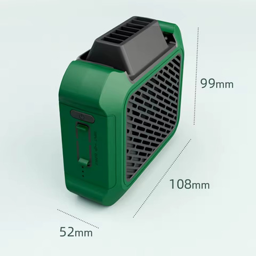Ventilador Portátil De Cintura Soplador Aire Recargable Usb - Imagen 8