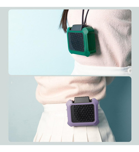 Ventilador Portátil De Cintura Soplador Aire Recargable Usb - Imagen 10